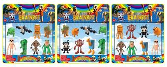 Shanhaijing wooden stick figurine 8 pieces card pack/3 styles   ITEM NO.： W055620