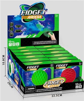Stress relieving elastic mesh retractable toy (12 pieces/display box)   ITEM NO.： W041525