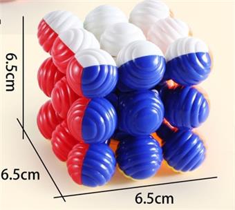 Third order sphere solid color Rubik's Cube high-frequency (three mixed models)   ITEM NO.： W042646