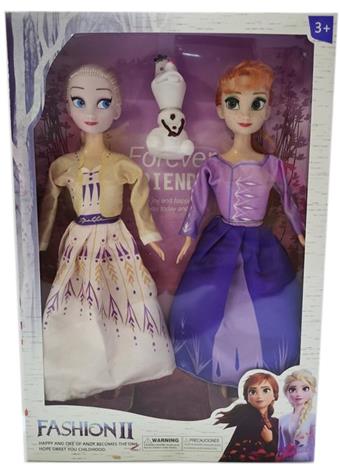 11.5-inch physical active hand Frozen Double Barbie with snow treasure accessories   ITEM NO.： W055496