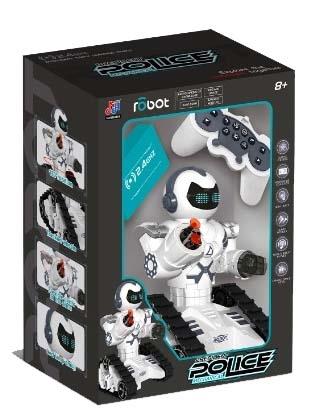 Ten way 2.4G remote control robot (power included)   ITEM NO.： W054646
