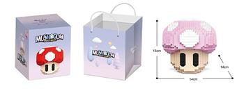Mushroom Head Money Can (Pink)   ITEM NO.： W051438