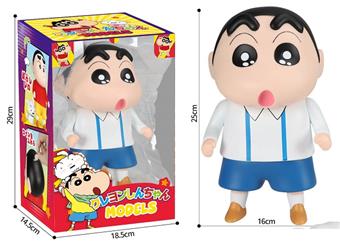 Big eyed Crayon Shin chan Blue and White Suit piggy bank+Little White piggy bank   ITEM NO.： W051194