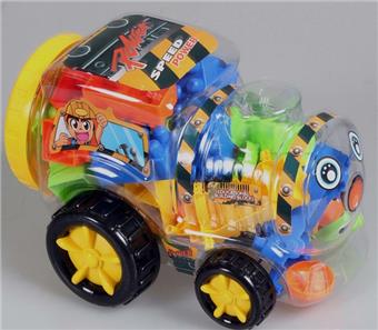 Engineering Series - Train Engine Puzzle Building Blocks Multi color Mixed Weighing 200g (Approximately 55PCS)   ITEM NO.： W045352