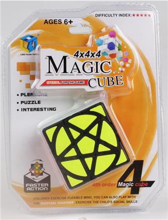 (GCC) Pentagram Magic Cube/Fluorescent Sticker Puzzle Magic Cube Stress Relief and Release Puzzle Toy Finger Game   ITEM NO.： W042736