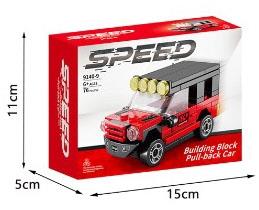 Four grid regenerative car Wrangler 76PCS low-priced impulse model   ITEM NO.： W044624
