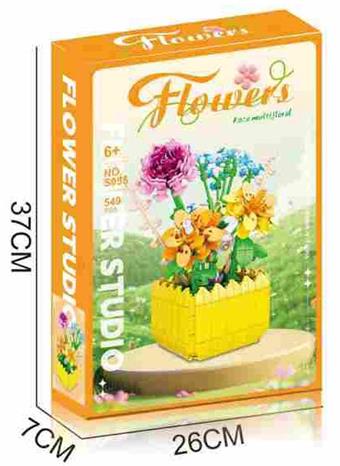 Building block rose 549PCS flower series   ITEM NO.： W060028