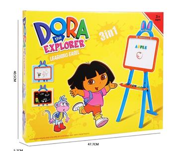 Double sided learning board for children - DORA series   ITEM NO.： W061629