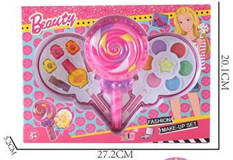 Fashion Barbie lollipop two-layer cosmetics   ITEM NO.： W058505