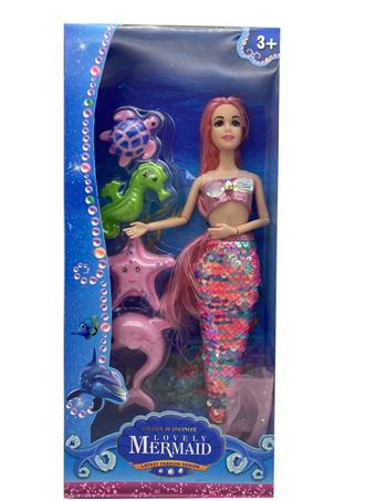 14 inch solid body 12 joint mermaid ocean blister accessories   ITEM NO.： W055473