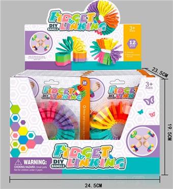 Fingertip wristband puzzle toy (12 pieces/box)   ITEM NO.： W041593