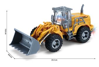 1: 30 four-way light remote control flat arm open circuit farmer's cart   ITEM NO.： W060576
