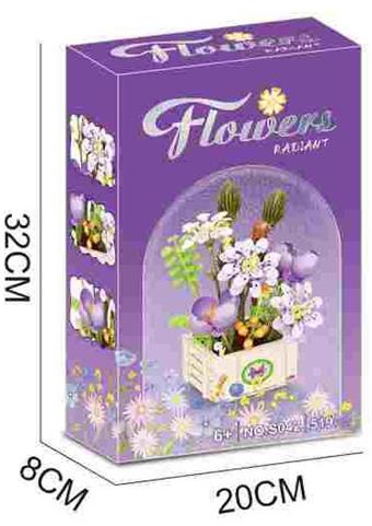 Colorful 519PCS - Flower Series   ITEM NO.： W060015