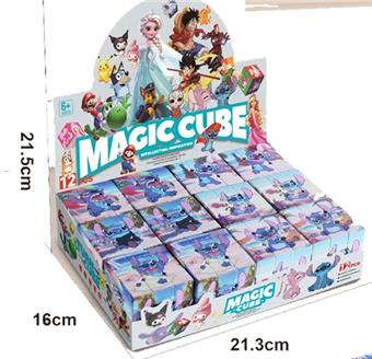 Stitch Cube Puzzle Cube Stress Relief and Release Puzzle Toy Finger Game   ITEM NO.： W042659