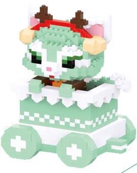 690pcs of Painter Cat for Garden Party (low-priced impulse version)   ITEM NO.： W045836