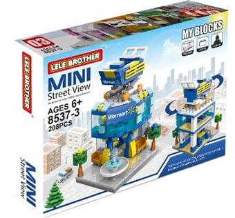 Mini Street View - Wall Code 208PCS   ITEM NO.： W044429
