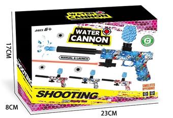 Water Bullet Gun Glock Pistol Graffiti Electric Repeating High Speed Muffler Infrared Water Bullet Gun Set   ITEM NO.： W064141