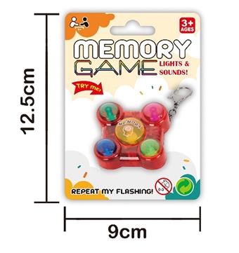 Memory game console+keychain   ITEM NO.： W048613