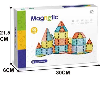5.5CM magnetic block piece 55P   ITEM NO.： W046755