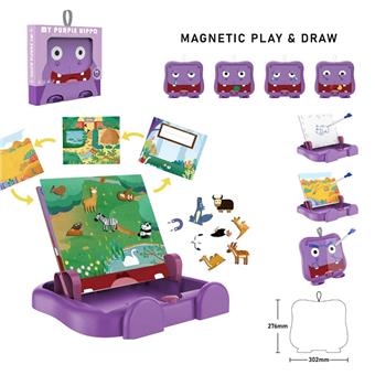 Zoo Scene Alphabet Learning Box (Large)   ITEM NO.： W061585