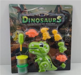 Tyrannosaurus rex colored clay toy suction board set DIY   ITEM NO.： W053053