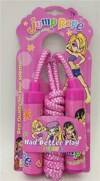 Barbie Girl Sticker Handle Jump Rope   ITEM NO.： W041409