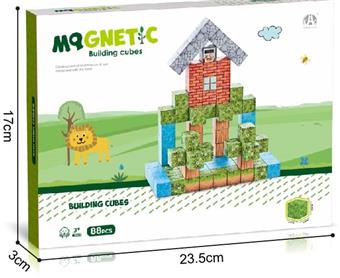 Forest Theme 2CM Magnetic Block 88P   ITEM NO.： W046777