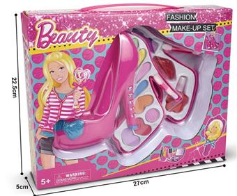 Fashion Barbie Crystal Shoes 2-Layer Makeup Box Set   ITEM NO.： W058439