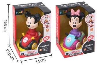 Mickey Pressure Car (with lights and music)   ITEM NO.： W042214