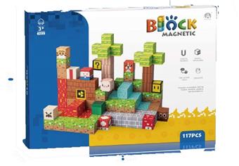 2CM Mario themed magnetic block 117P   ITEM NO.： W046827