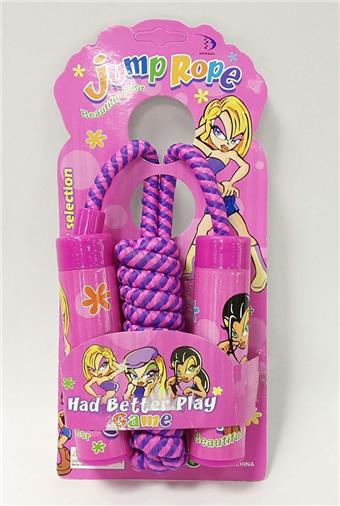 Barbie Girl Sticker Handle Jump Rope   ITEM NO.： W041410