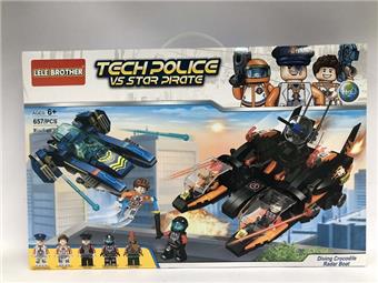 Technology Special Police - Submarine Crocodile Radar Boat   ITEM NO.： W046277