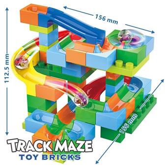 DIY puzzle track maze ball building blocks 79PCS   ITEM NO.： W048087