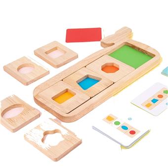 Whale Geometric Color Separation Puzzle   ITEM NO.： W043921