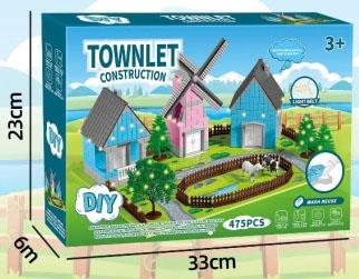 DIY construction expert Nordic town (high-end lighting version) plastic UV bottom plate   ITEM NO.： W061999