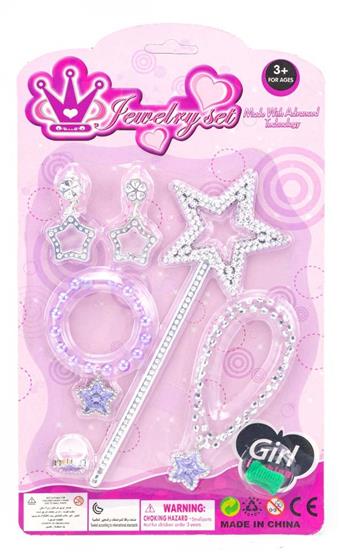 Princess Fairy Stick Electroplating Jewelry Set   ITEM NO.： W057764