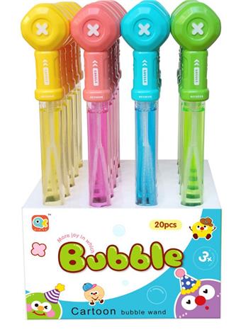 Cartoon Geometry Big Stick Bubble Stick (4-color mixed) Set of 20 pieces   ITEM NO.： W042548