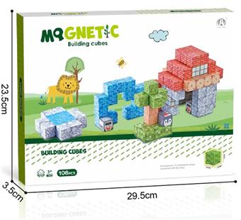 Forest theme 2.5CM magnetic block 108P&nbsp;&nbsp;&nbsp;ITEM NO.： W046733