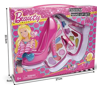 Fashion Barbie Crystal Shoes 2-Layer Makeup Box Set   ITEM NO.： W058400