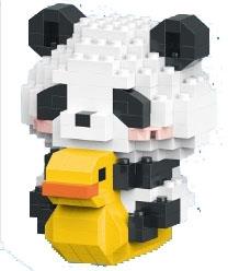 Swinging chair 179PCS Panda low-priced impulse model - Micro particle building blocks   ITEM NO.： W044744
