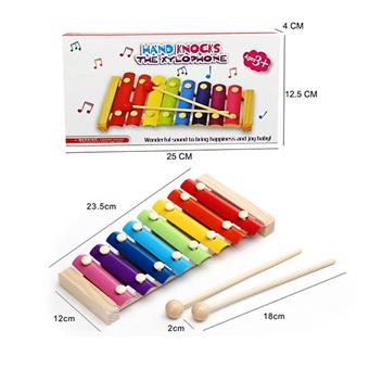 Wooden percussion instrument toys for children   ITEM NO.： W049472
