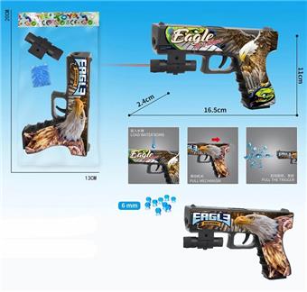 Eagle Inflatable Water Bullet Gun with Infrared, Comes with One Pack of Water Bullets, Mixed with Two Models   ITEM NO.： W063767