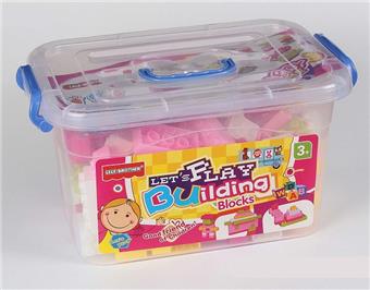 Building block storage box # 1, multi-color mixed weighing of 500g (approximately 100PCS)   ITEM NO.： W045287