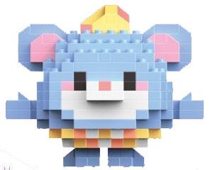 201PCS low-priced impulse model for mice - micro particle building blocks   ITEM NO.： W044835