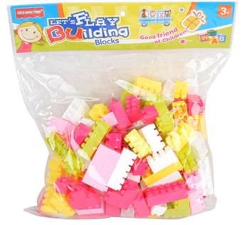 Cardhead bag with multiple colors of building blocks weighing 450g (approximately 140-160PCS)   ITEM NO.： W046230