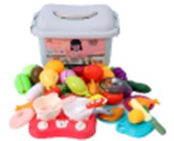 40 piece set of fruits and vegetables   ITEM NO.： W043698