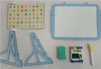 2-in-1 drawing board stand (drawing board/blackboard) for children's puzzle learning, writing board, drawing stand, handwriting board   ITEM NO.： W055787