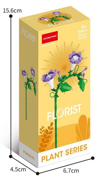 92 pieces of morning glory flowers   ITEM NO.： W045119