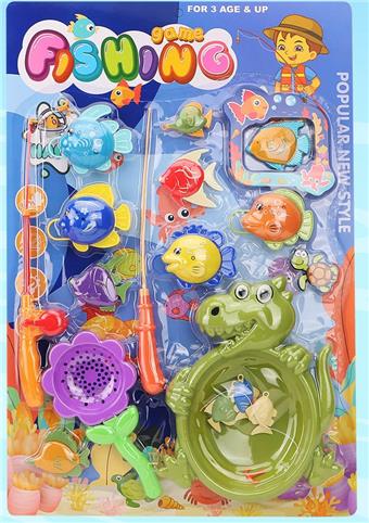 Fishing toy set of 16 pieces   ITEM NO.： W073047