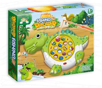 Electric music dinosaur fishing reel   ITEM NO.： W072443